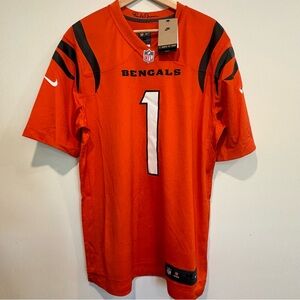 NFL Men's Orange Bengals Jersey NWT